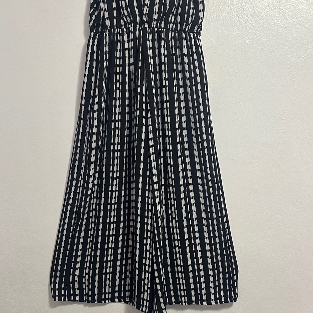 Lily White Black and White Striped Jumpsuit - Picture 4 of 9